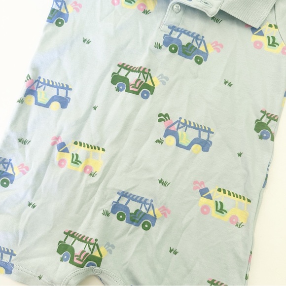 The Beaufort Bonnet Company TBBC Sir Proper's Romper in Bay Hill Buggy 18-24M - Picture 6 of 7